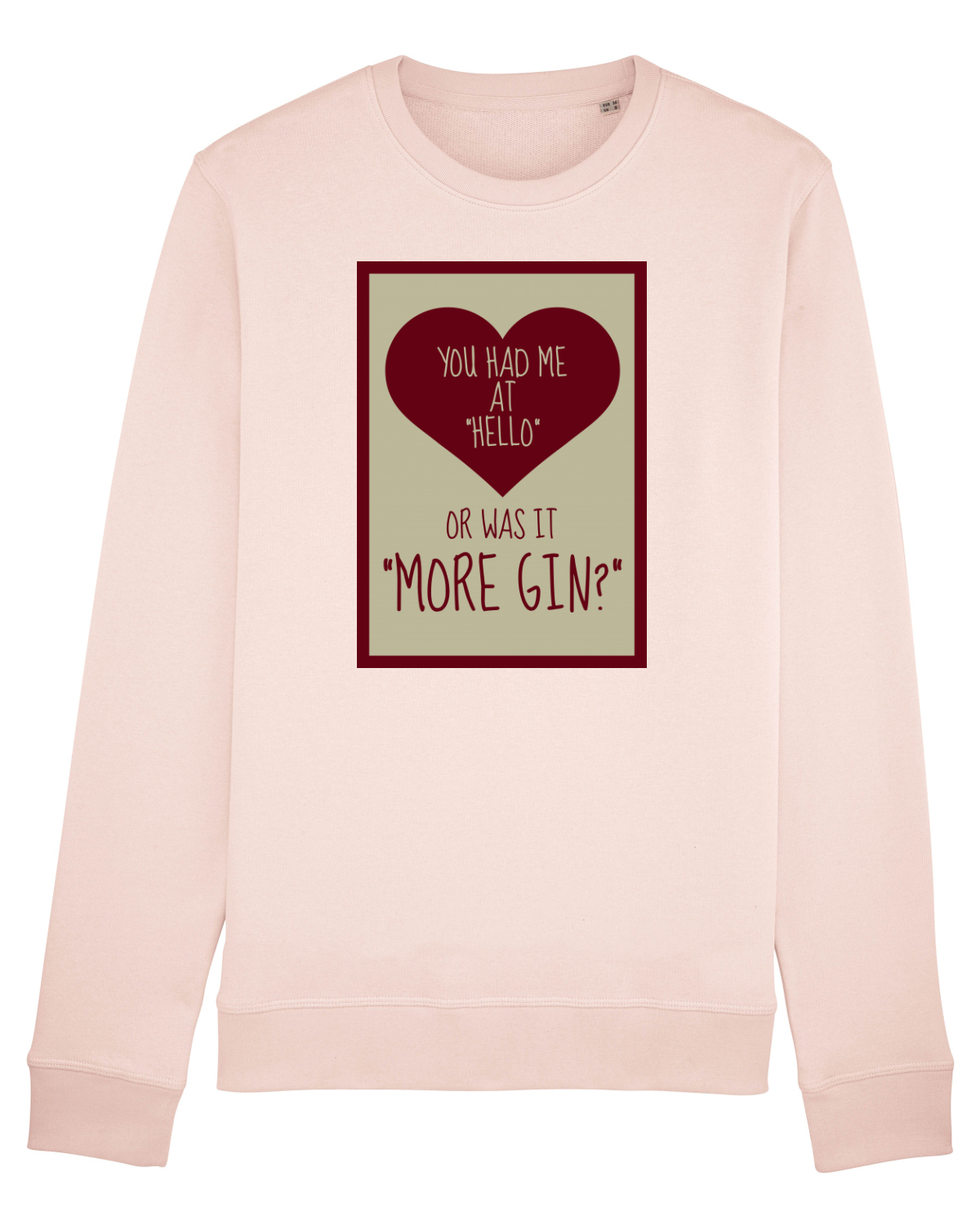 Bluză mânecă lungă Unisex Rise Candy Pink