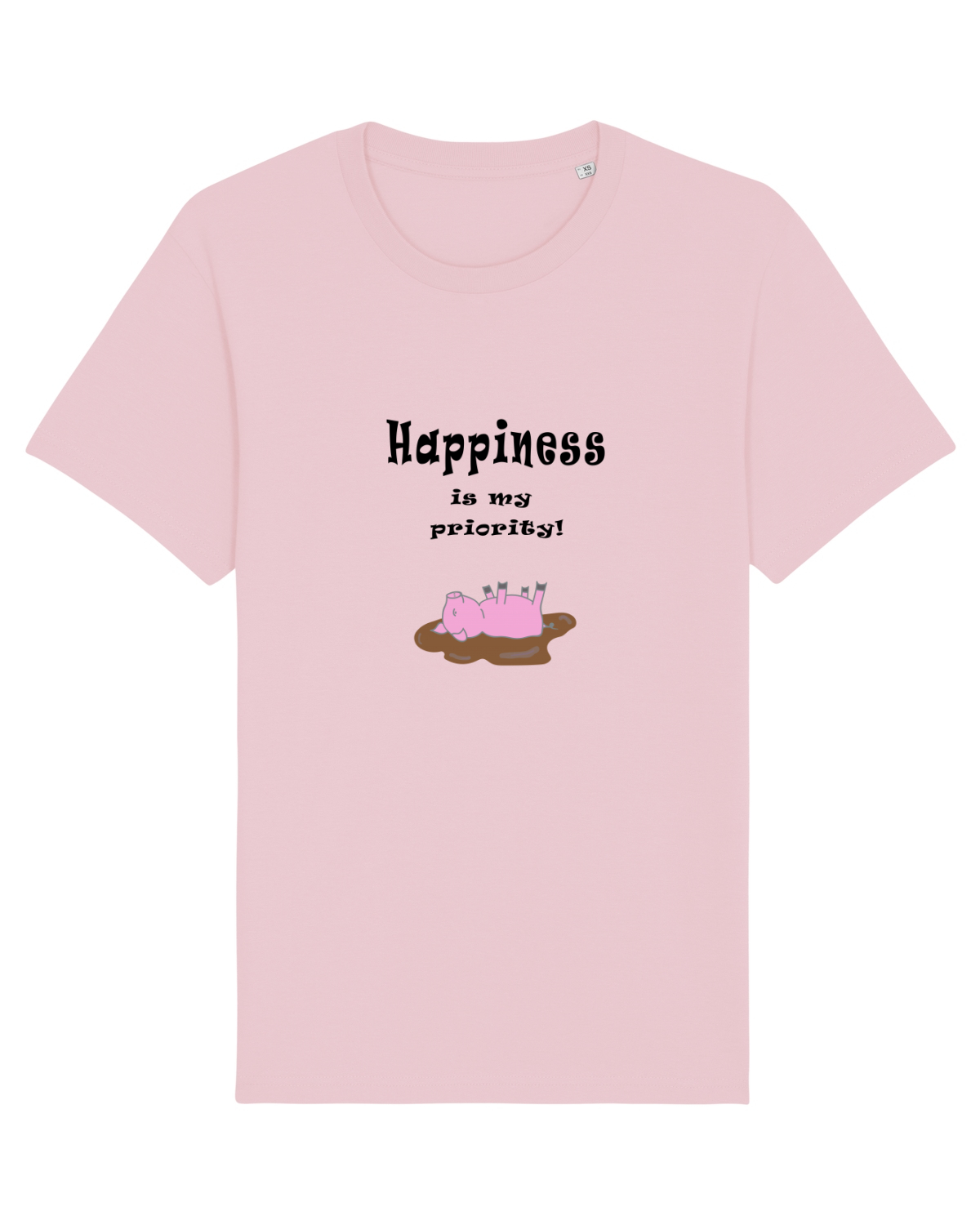 Tricou mânecă scurtă Unisex Rocker Cotton Pink