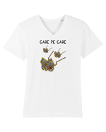Care pe care Tricou mânecă scurtă guler V Bărbat Presenter