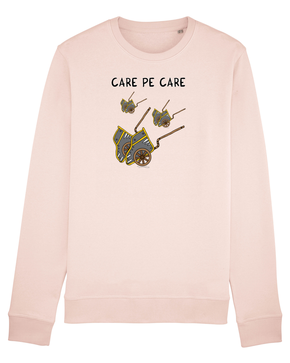 Bluză mânecă lungă Unisex Rise Candy Pink