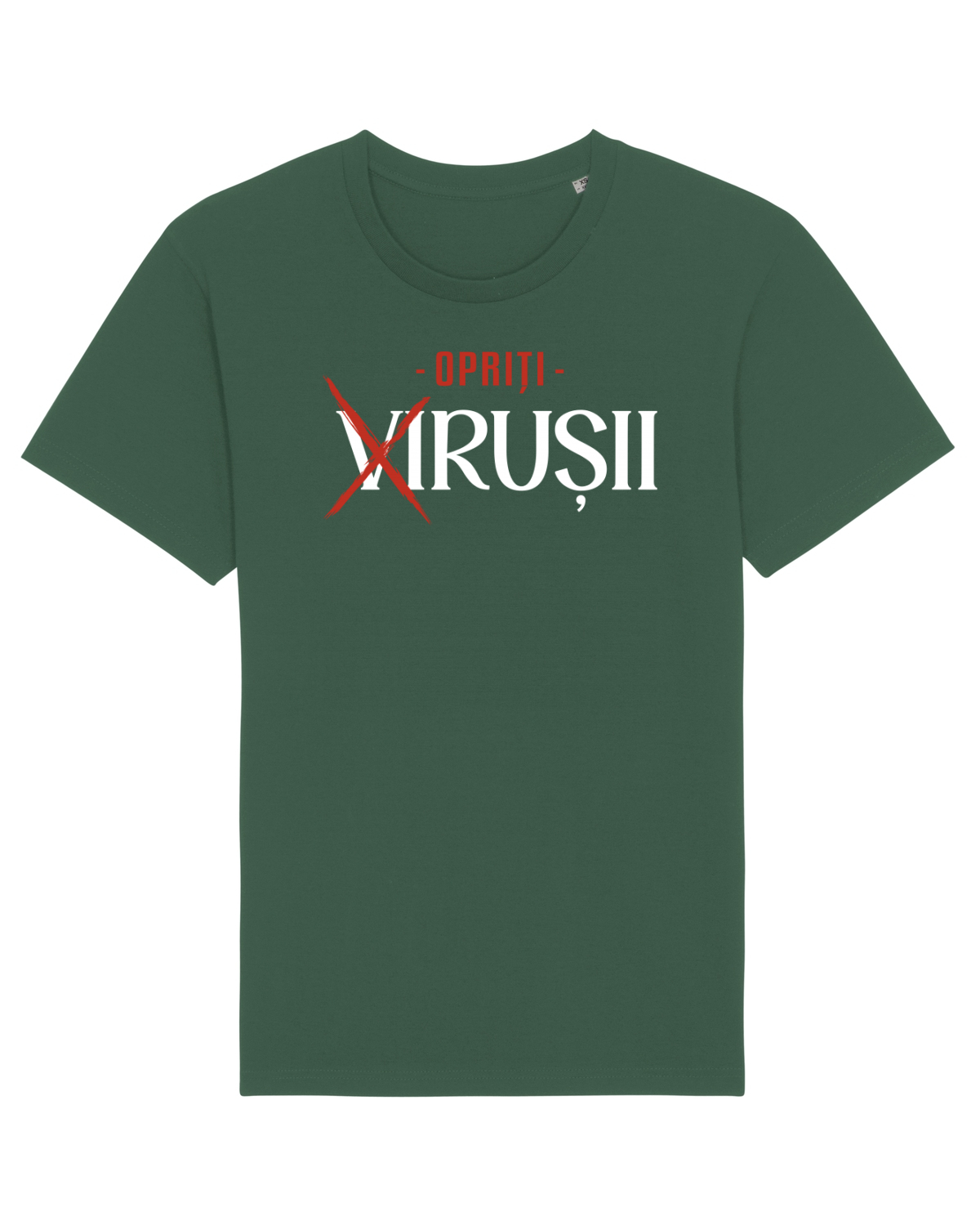 Tricou mânecă scurtă Unisex Rocker Bottle Green