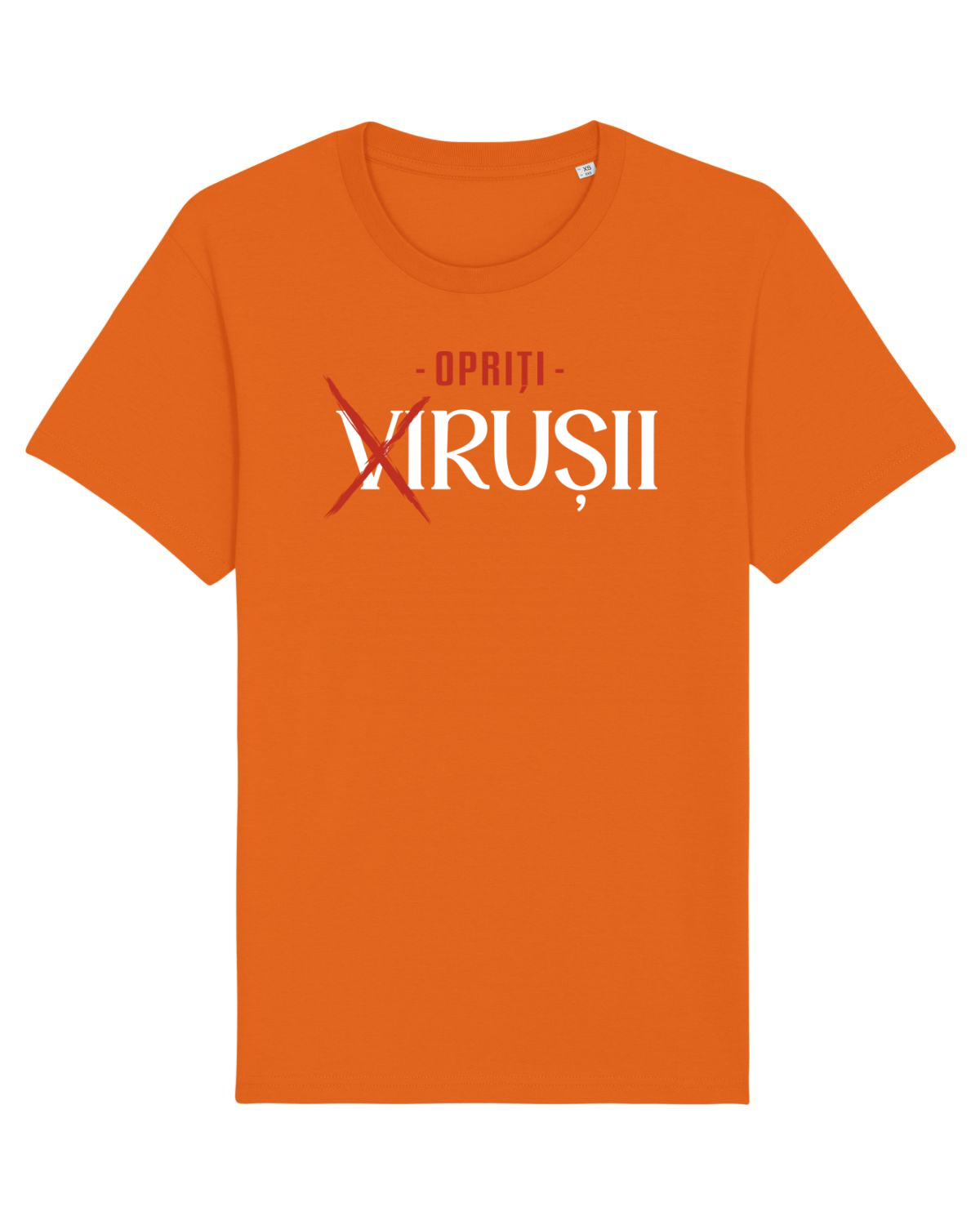 Tricou mânecă scurtă Unisex Rocker Bright Orange