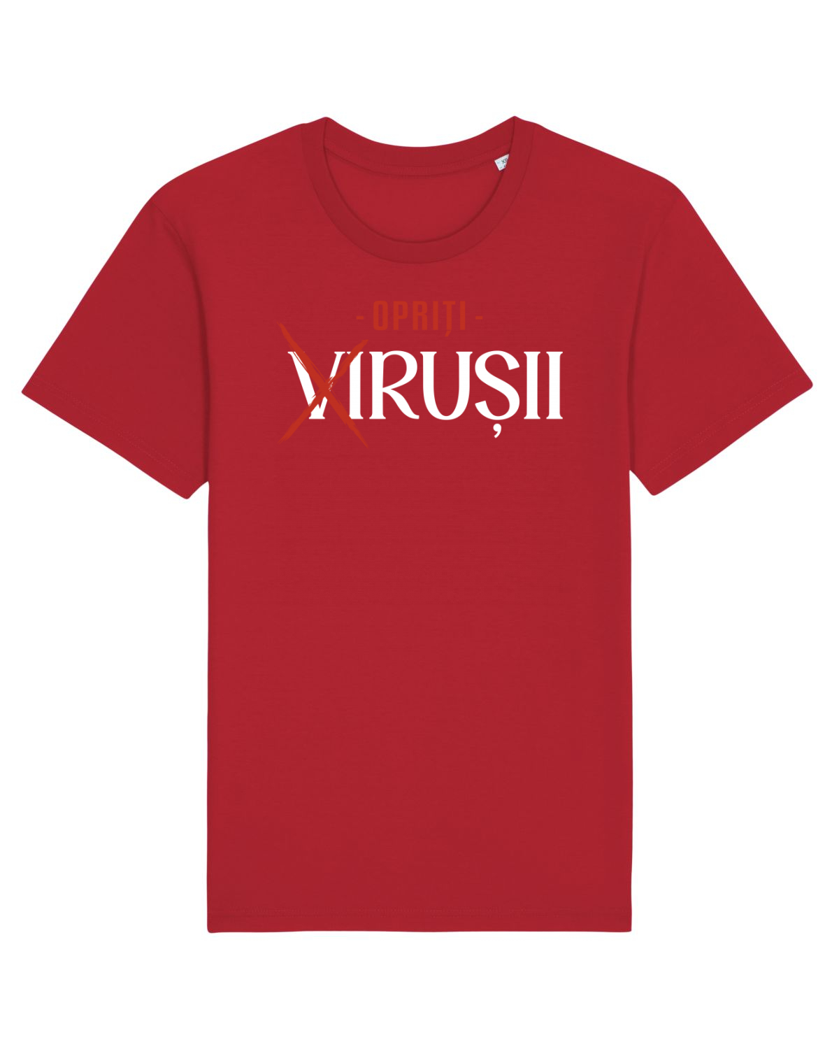 Tricou mânecă scurtă Unisex Rocker Red