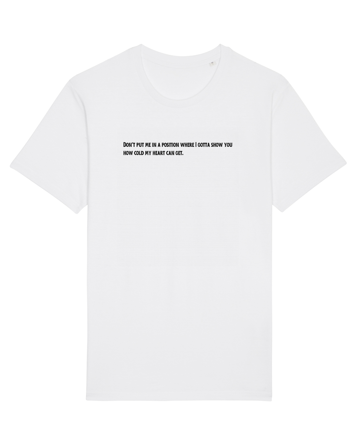 Tricou mânecă scurtă Unisex Rocker White