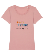 Inspire Tricou mânecă scurtă guler larg fitted Damă Expresser