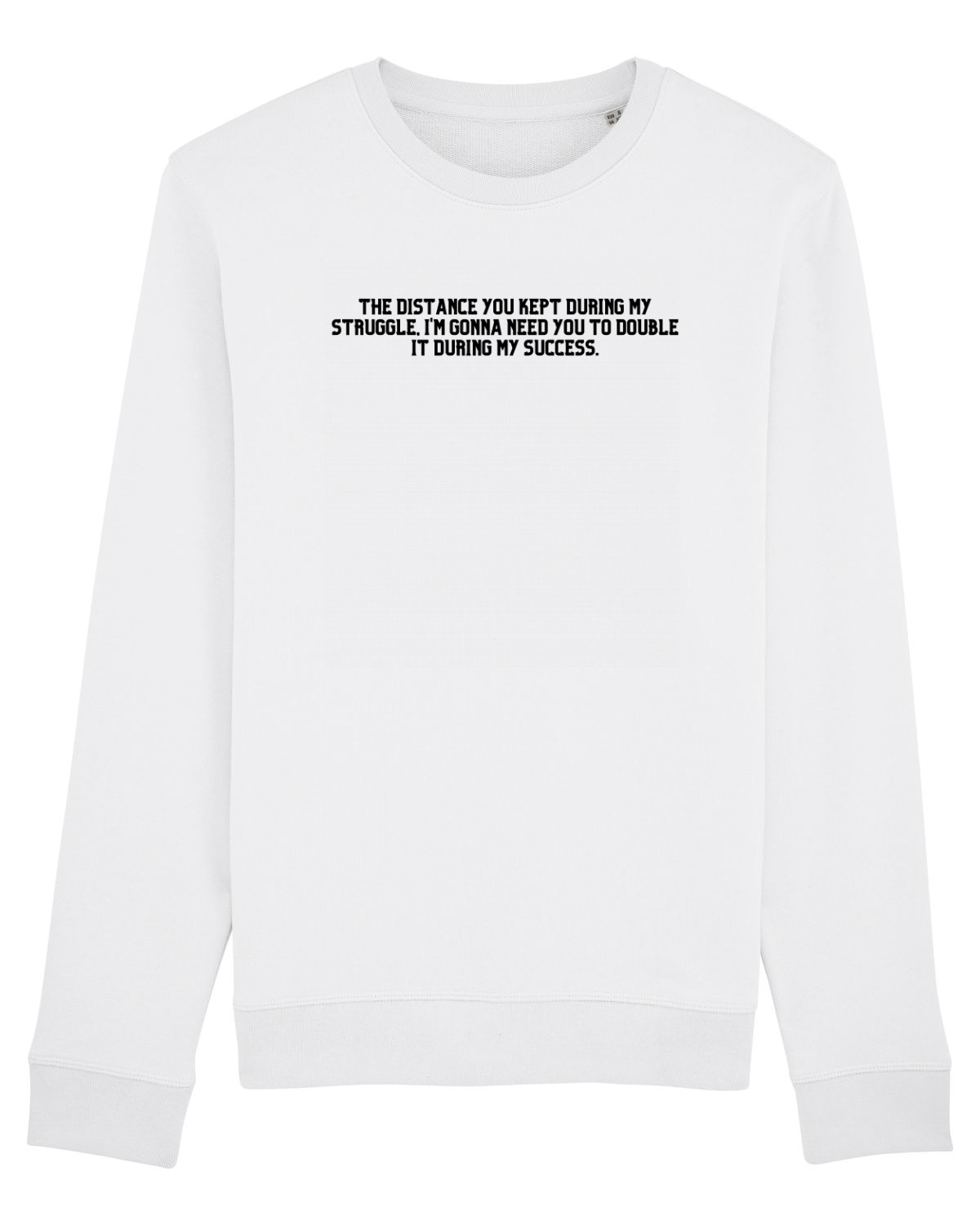Bluză mânecă lungă Unisex Rise White