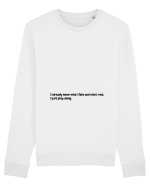 I already know who's fake and who's real, I just play along. Bluză mânecă lungă Unisex Rise