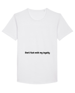 Don't fuck with my loyalty Tricou mânecă scurtă guler larg Bărbat Skater