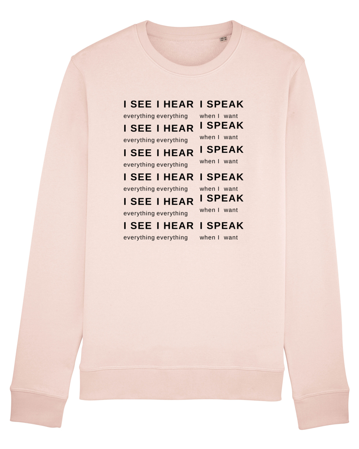 Bluză mânecă lungă Unisex Rise Candy Pink