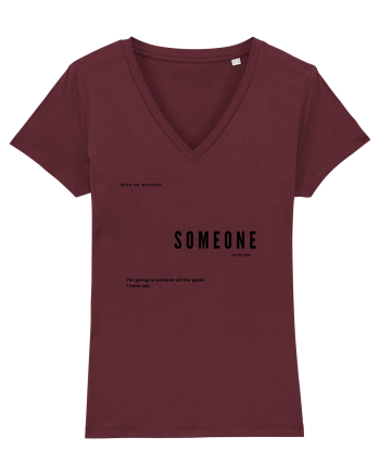 SOMEONE Burgundy