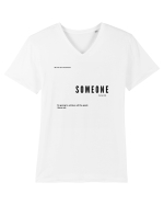SOMEONE Tricou mânecă scurtă guler V Bărbat Presenter