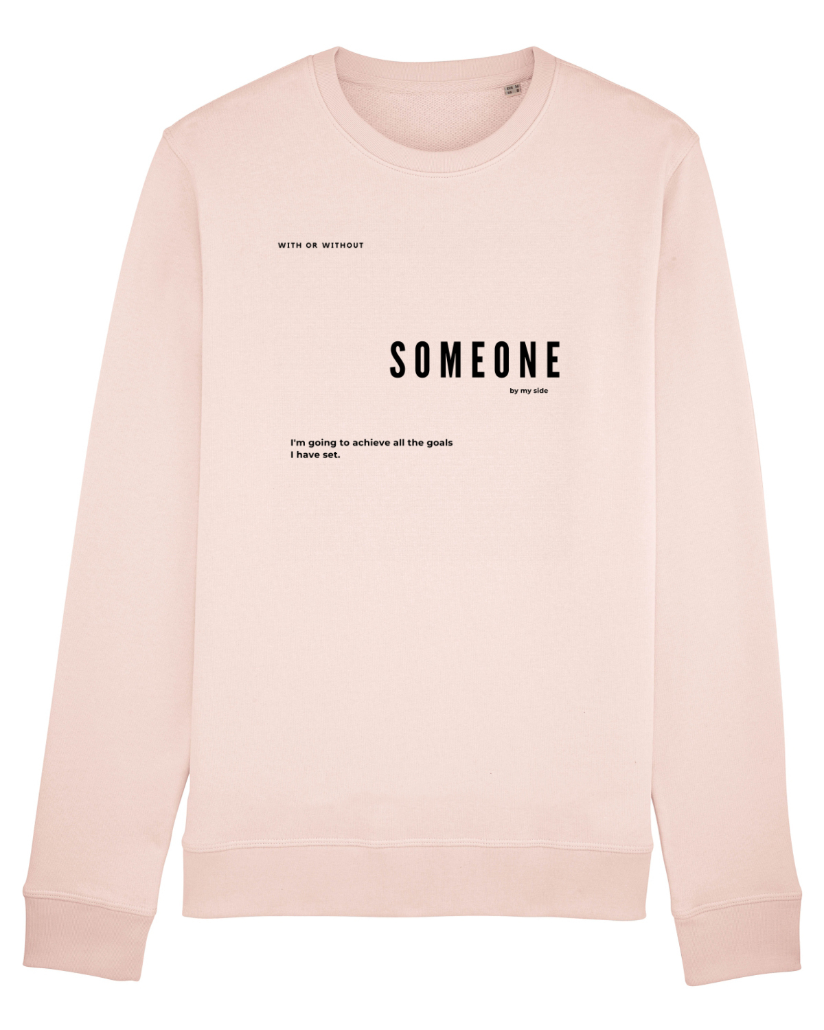 Bluză mânecă lungă Unisex Rise Candy Pink