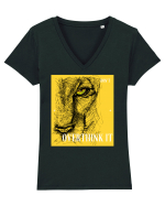 Don't overthink it Tricou mânecă scurtă guler V Damă Evoker