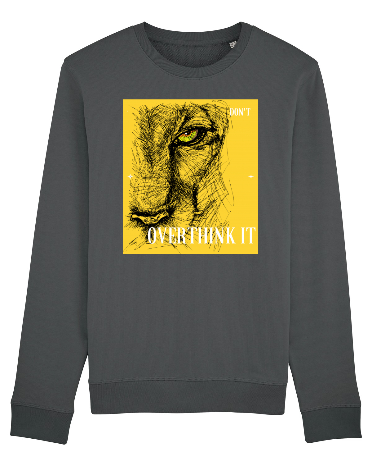 Bluză mânecă lungă Unisex Rise Anthracite