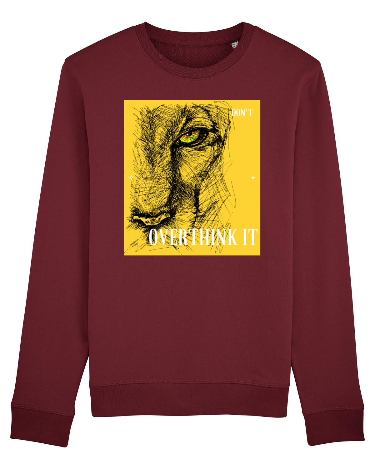 Bluză mânecă lungă Unisex Rise Burgundy