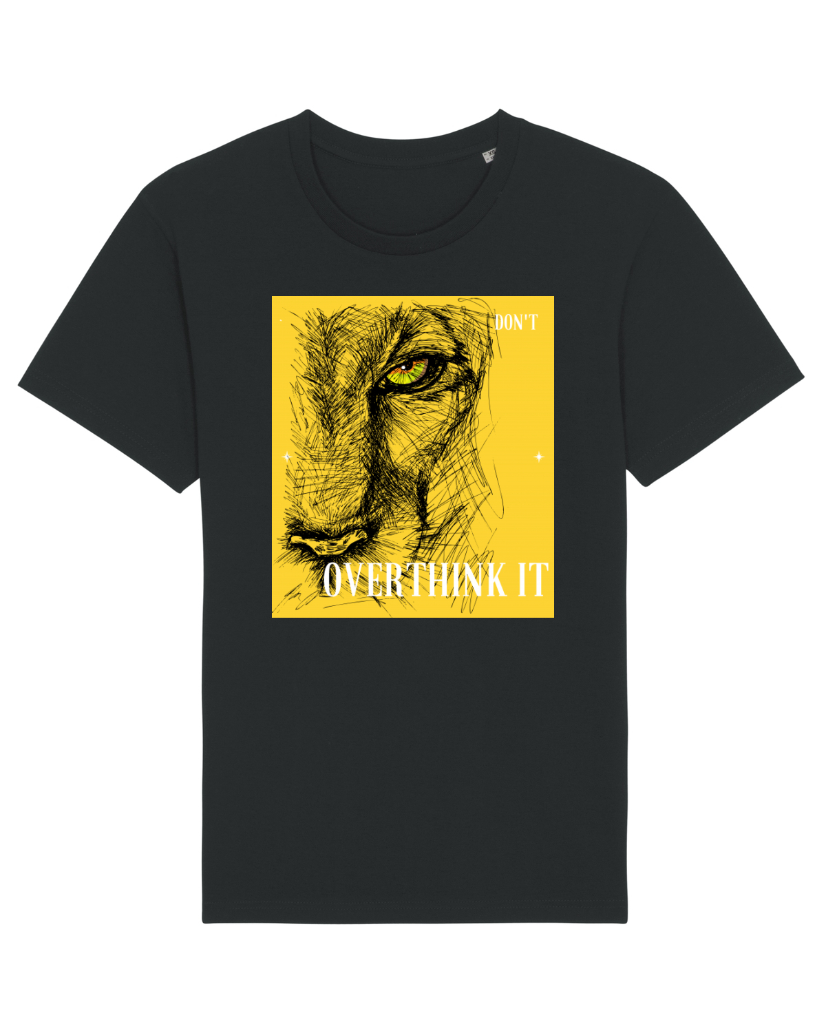 Tricou mânecă scurtă Unisex Rocker Black