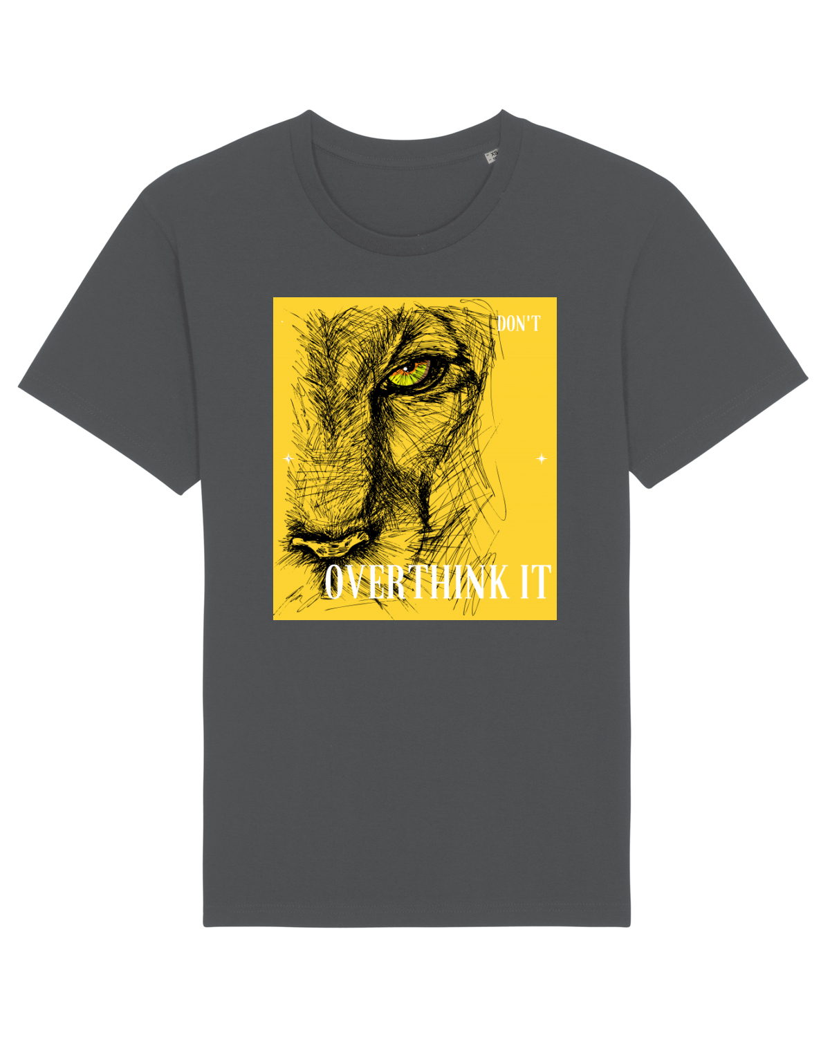 Tricou mânecă scurtă Unisex Rocker Anthracite