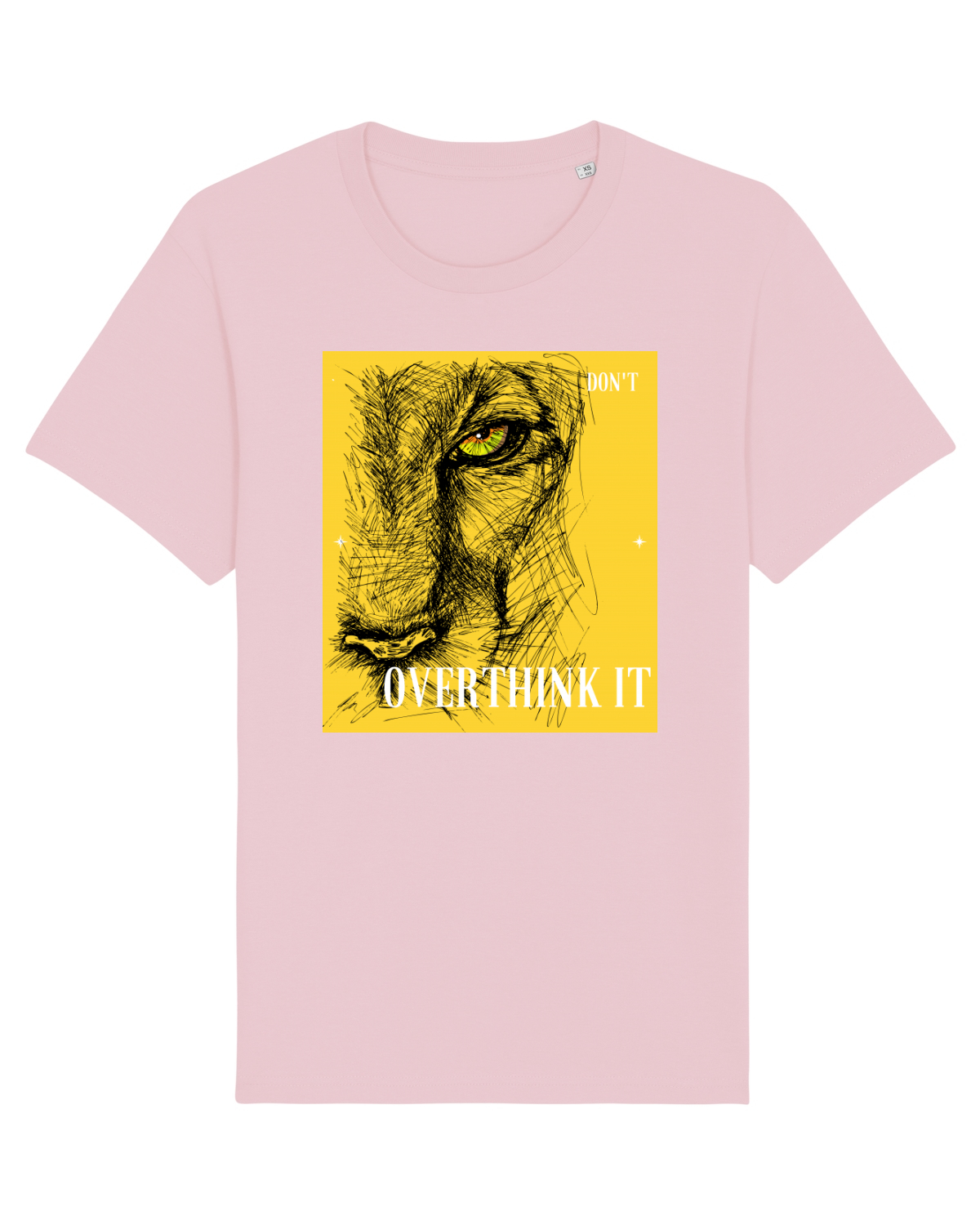 Tricou mânecă scurtă Unisex Rocker Cotton Pink