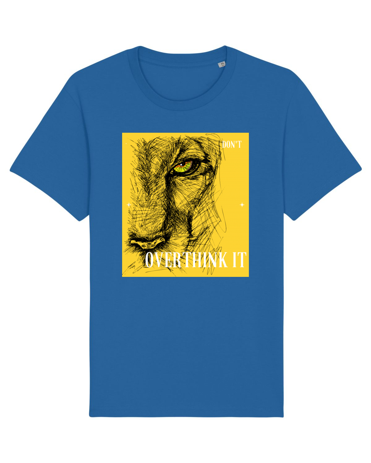 Tricou mânecă scurtă Unisex Rocker Royal Blue