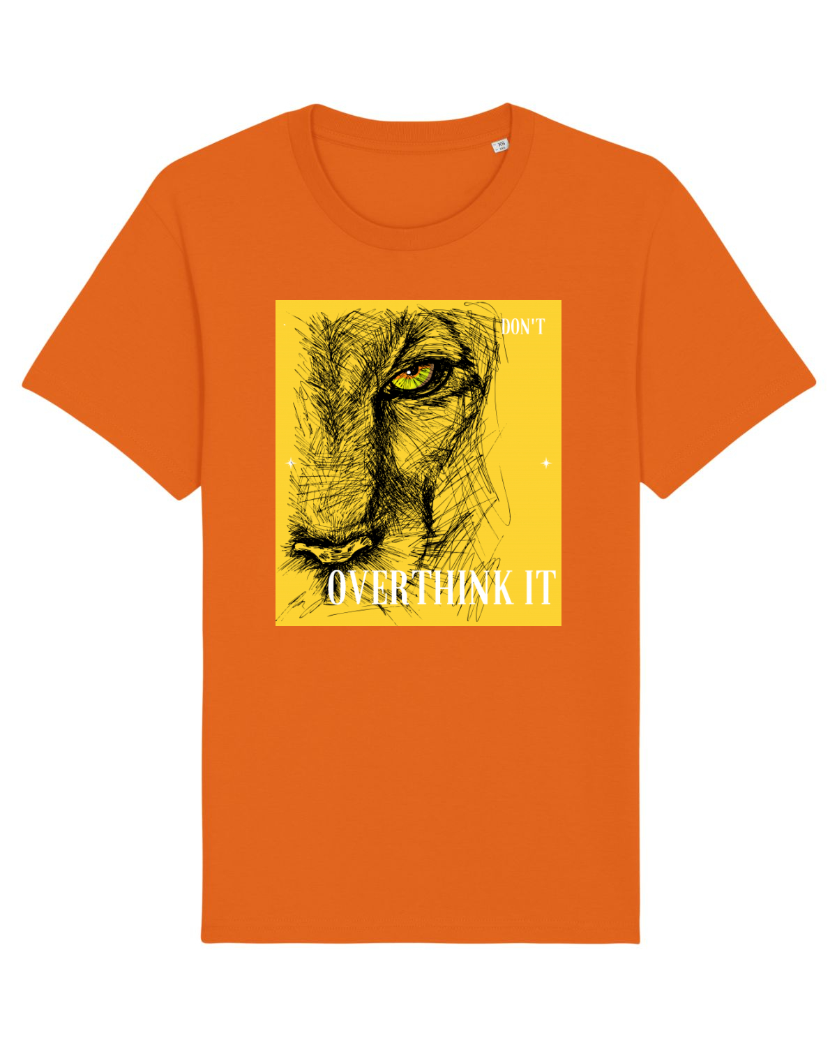Tricou mânecă scurtă Unisex Rocker Bright Orange