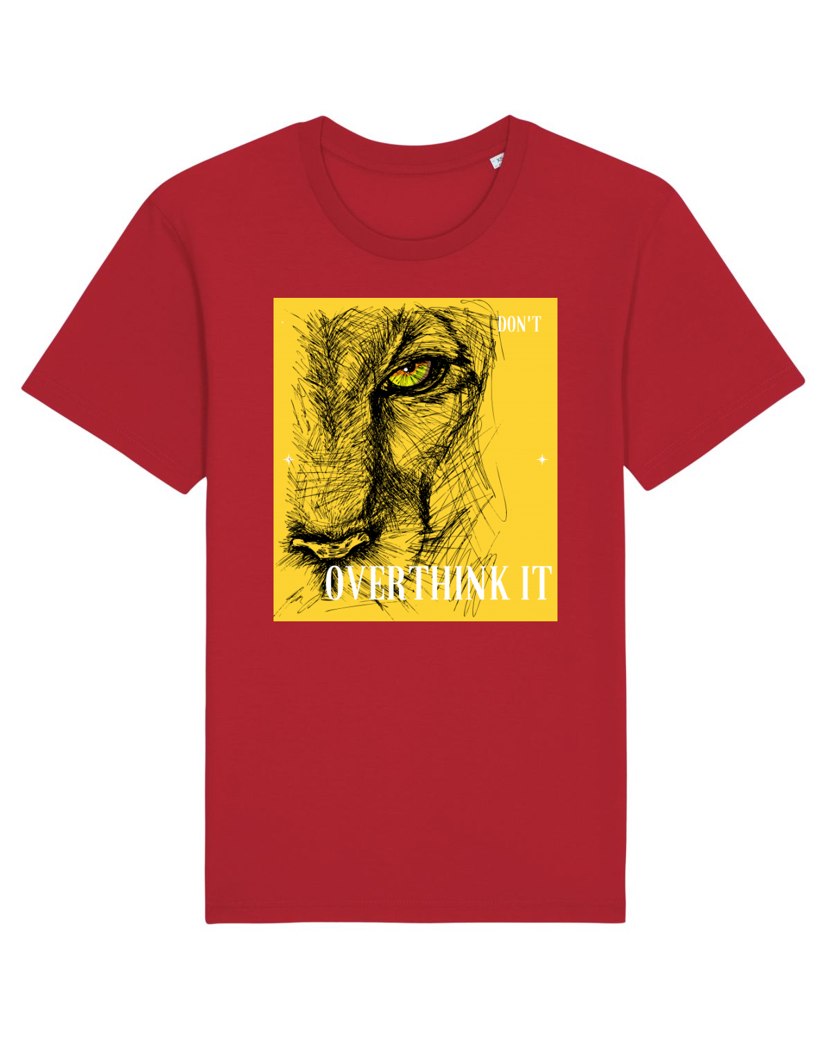Tricou mânecă scurtă Unisex Rocker Red