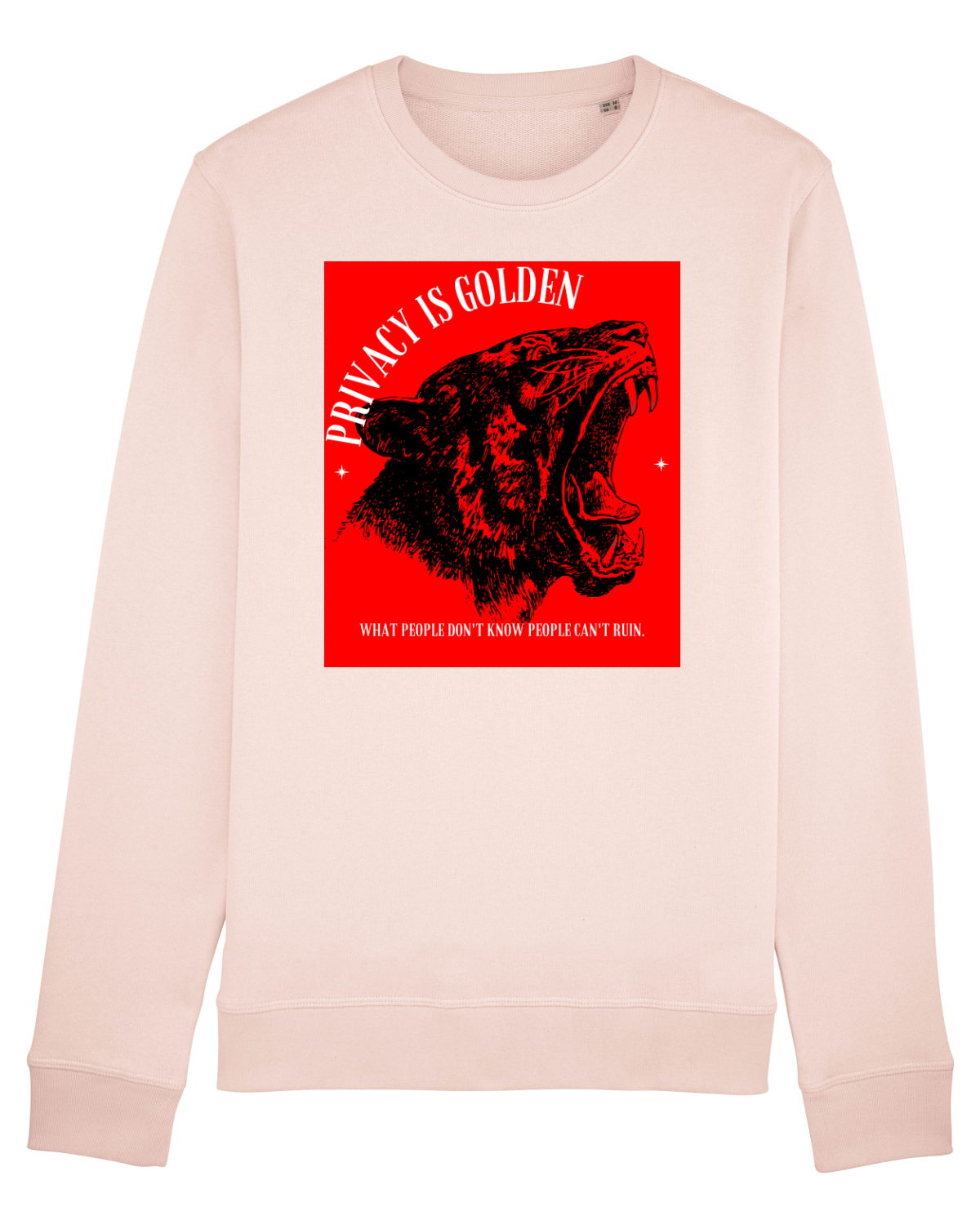 Bluză mânecă lungă Unisex Rise Candy Pink