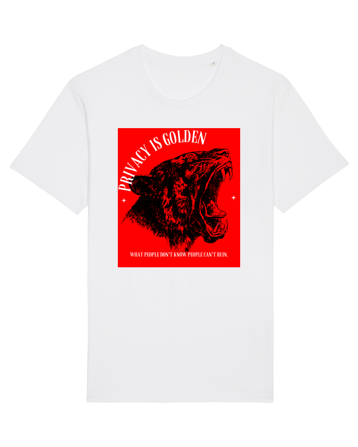 Tricou mânecă scurtă Unisex Rocker White