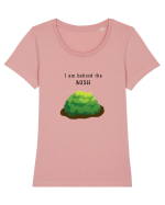 The Bush Tricou mânecă scurtă guler larg fitted Damă Expresser