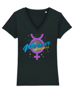 Mercur retrograd Tricou mânecă scurtă guler V Damă Evoker