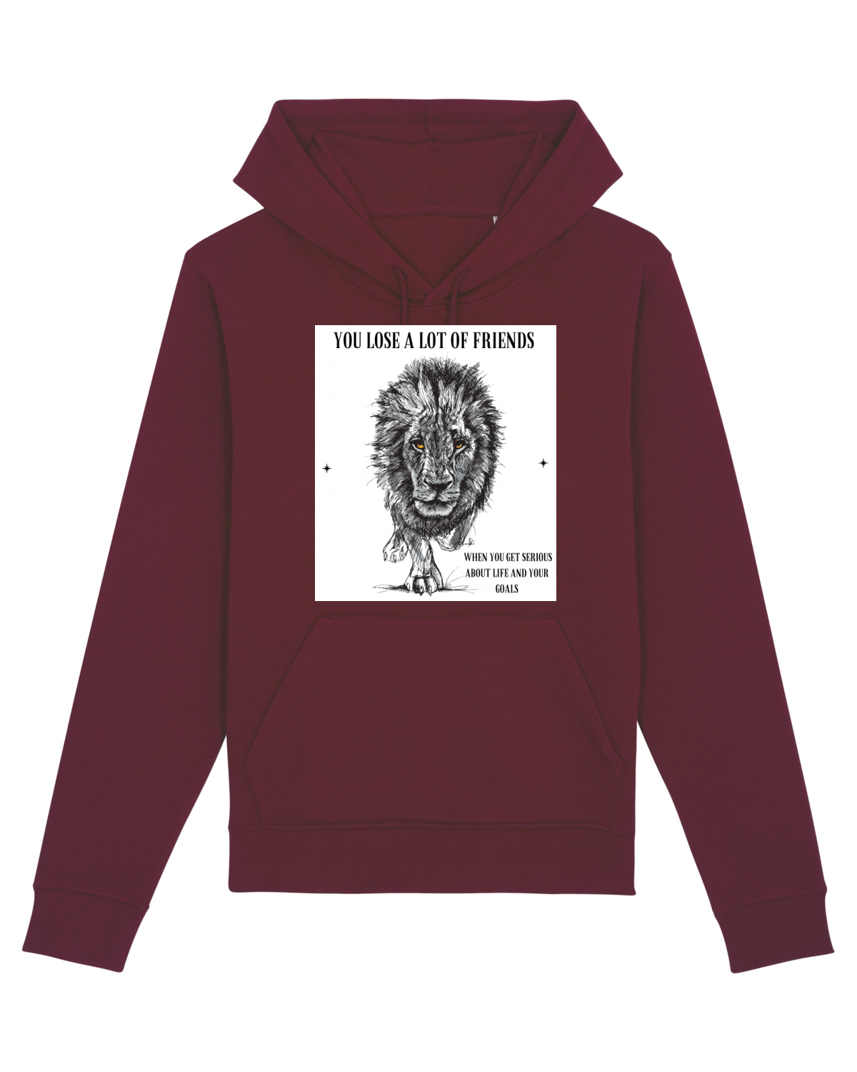 Hanorac Unisex Drummer Burgundy