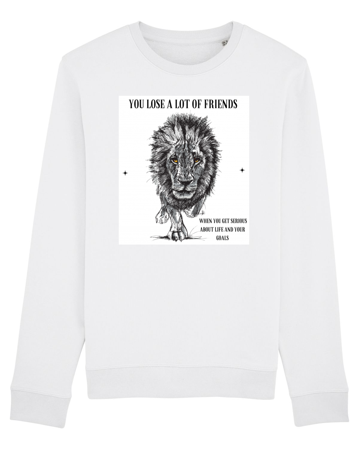 Bluză mânecă lungă Unisex Rise White