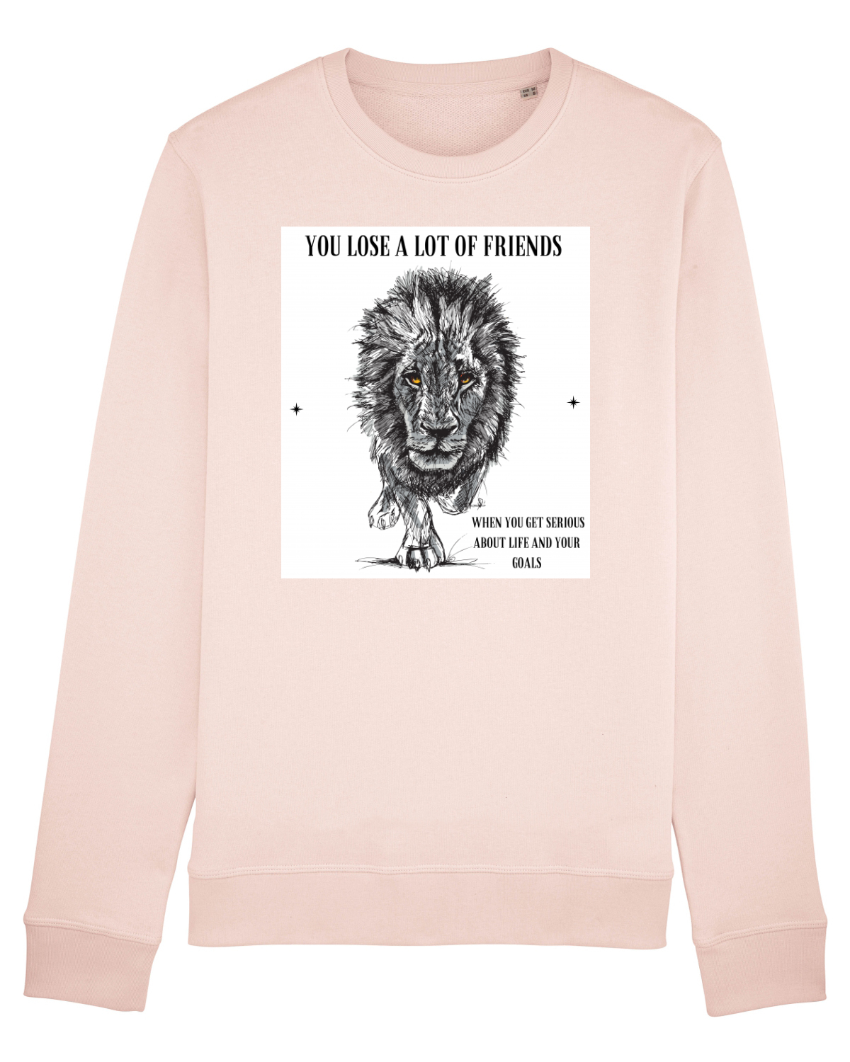 Bluză mânecă lungă Unisex Rise Candy Pink