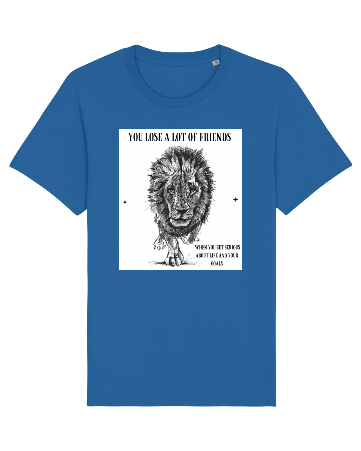 Tricou mânecă scurtă Unisex Rocker Royal Blue