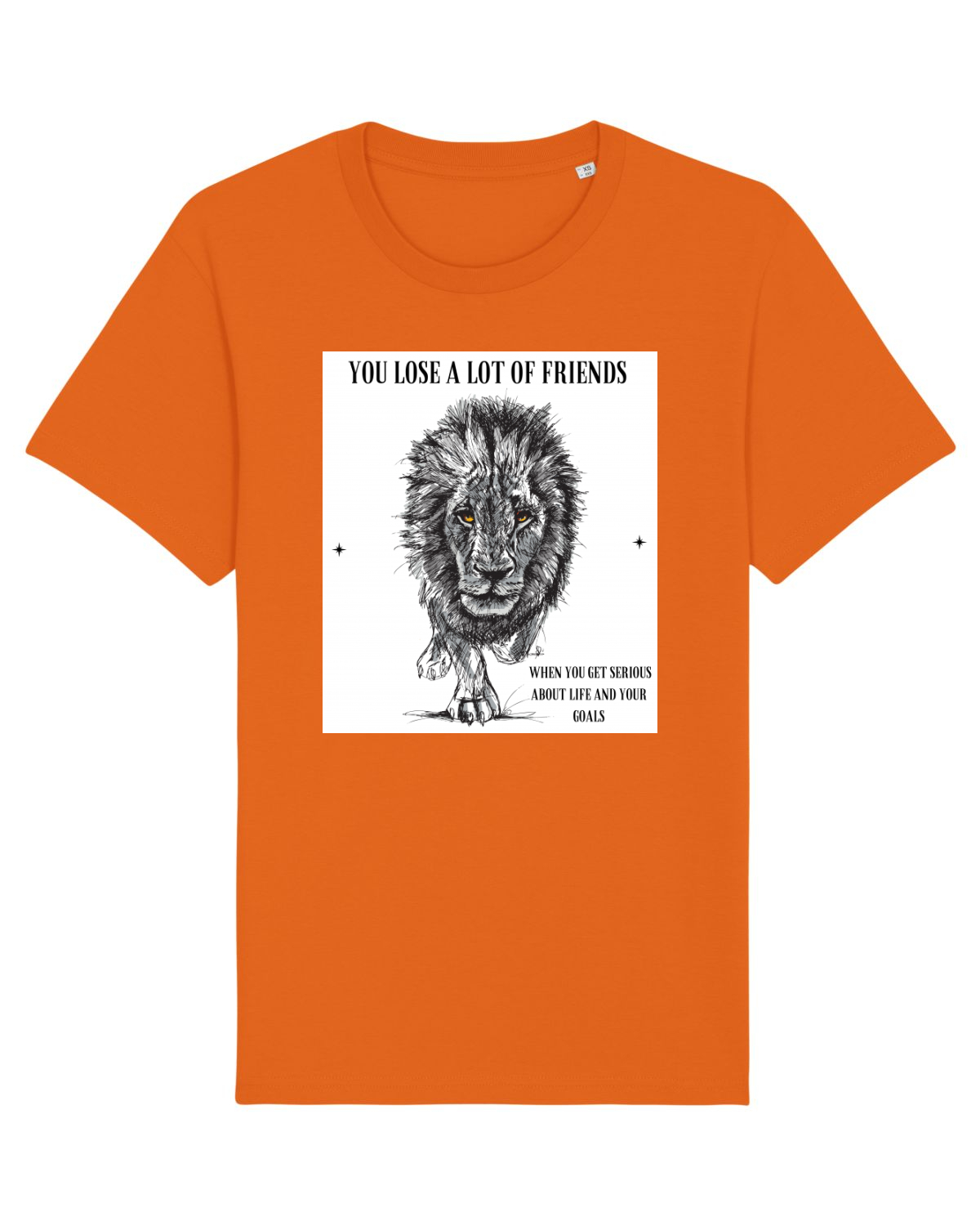 Tricou mânecă scurtă Unisex Rocker Bright Orange