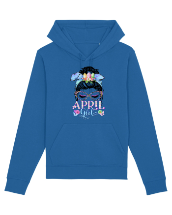 I am a April Girl Aries Berbec Royal Blue