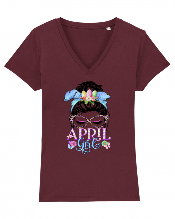 I am a April Girl Aries Berbec Burgundy