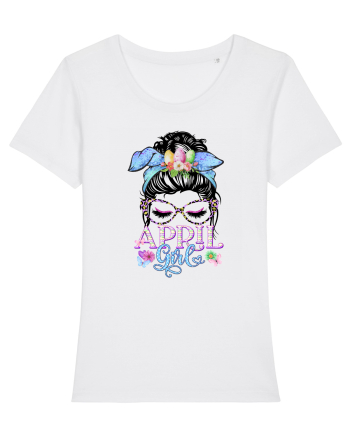 I am a April Girl Aries Berbec White