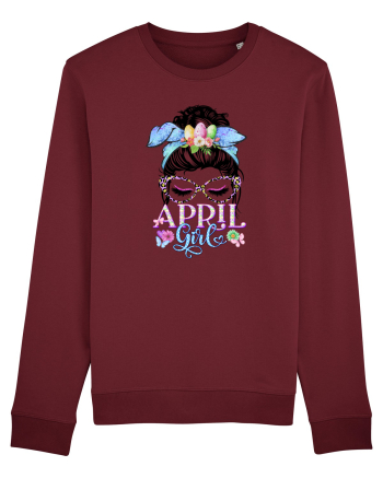 I am a April Girl Aries Berbec Burgundy