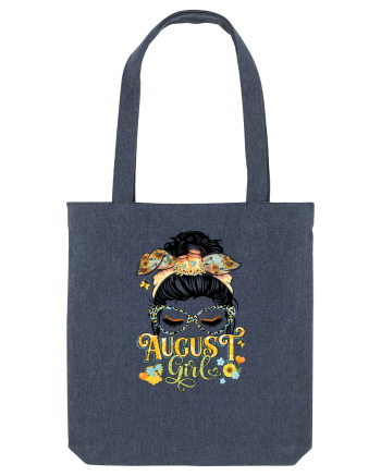 I am a August Girl Lion Leu Midnight Blue