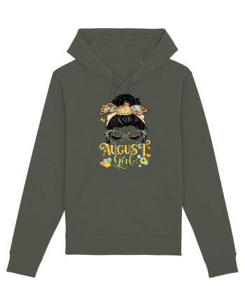 I am a August Girl Lion Leu Khaki
