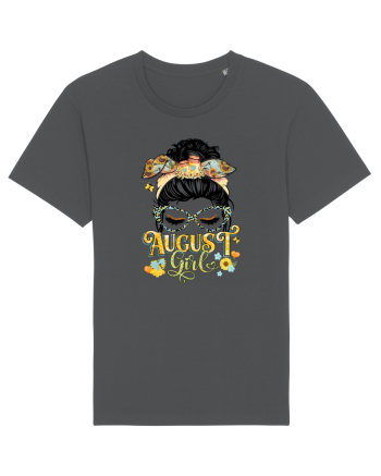 I am a August Girl Lion Leu Anthracite