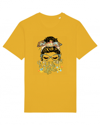 I am a August Girl Lion Leu Spectra Yellow