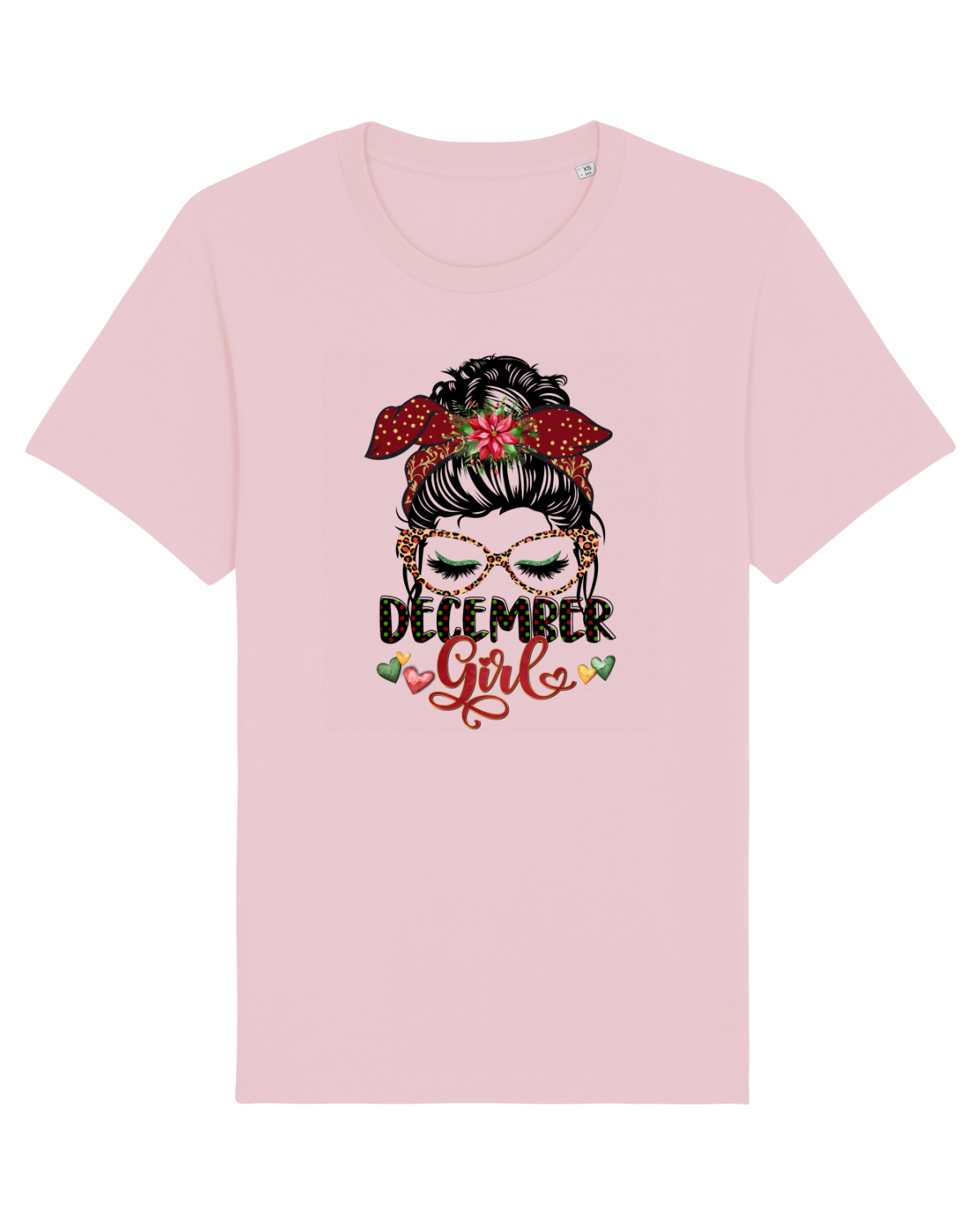 Tricou mânecă scurtă Unisex Rocker Cotton Pink