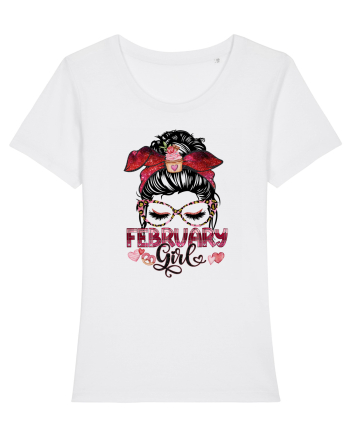 I am a February Girl Aquarius Varsator White