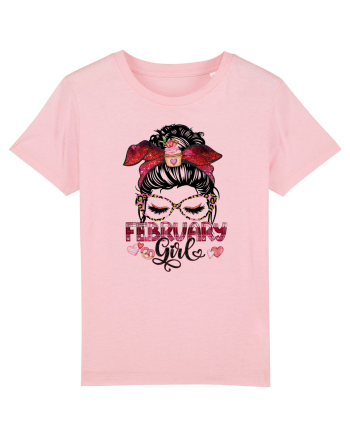 I am a February Girl Aquarius Varsator Cotton Pink
