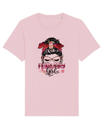 I am a February Girl Aquarius Varsator Cotton Pink