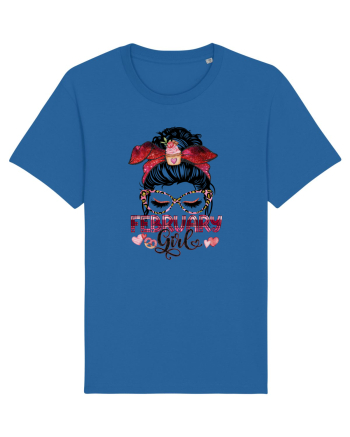 I am a February Girl Aquarius Varsator Royal Blue