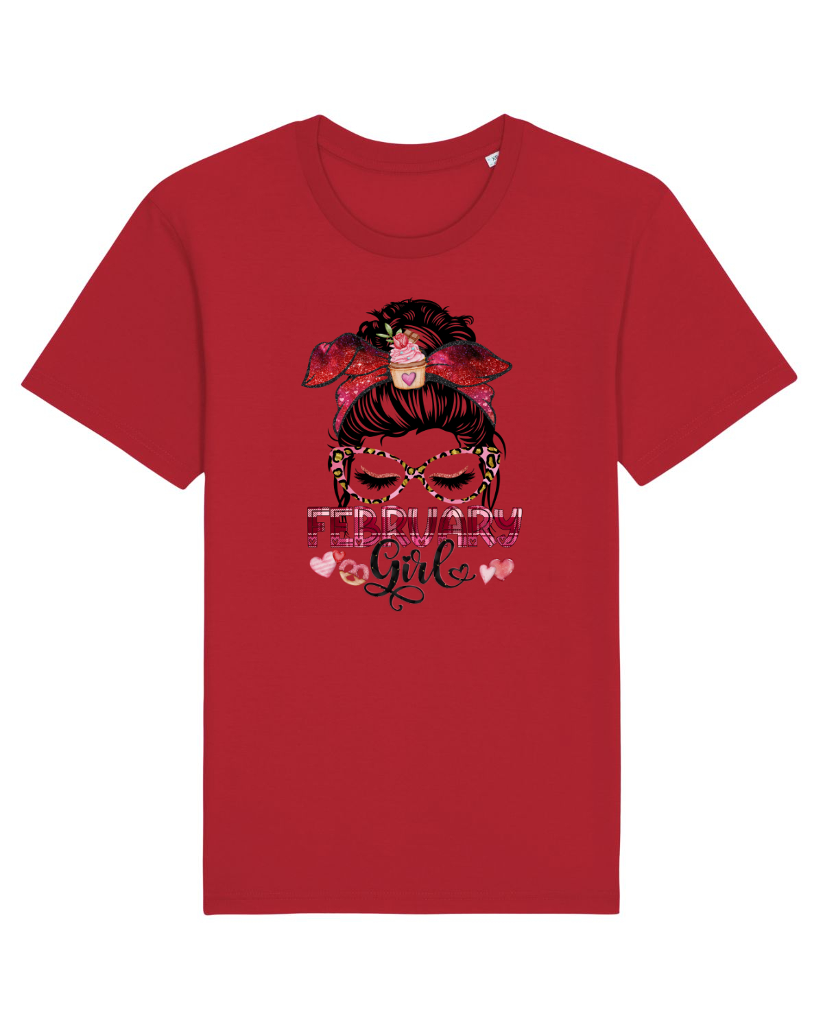 Tricou mânecă scurtă Unisex Rocker Red