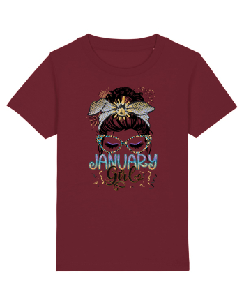 I am a January Girl Capricorn Burgundy