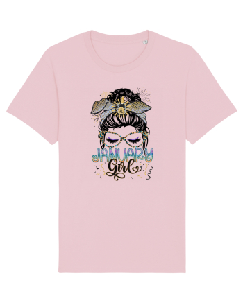 I am a January Girl Capricorn Cotton Pink